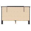 Pemberly Row Set of 3 Transitional Dresser and Nightstand and Mirror in Black