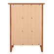 Pemberly Row Set of 2 Engineered Wood 3-Drawer Nightstands in Oak