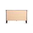 Pemberly Row Set of 2 6-Drawer Dresser and Mirror in Espresso