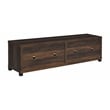 Pemberly Row Wood TV Stand with Glass Door for TVs up to 85
