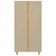 Pemberly Row Coastal 65-inch 6-shelf Wood Bookcase White and Distressed Pine