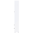 Pemberley Row Wood White Cabinet Rectangular Adjustable Shelves 70.75