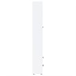 Pemberley Row Wood White Cabinet Rectangular Adjustable Shelves 70.75