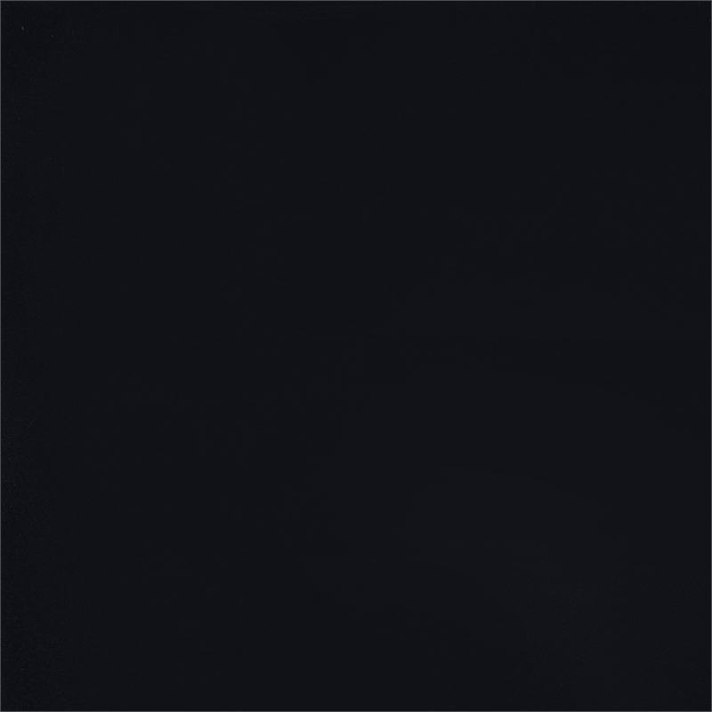 Pemberly Row 4-Shelf Glass Door Tall Wood Cabinet with Drawers in Black