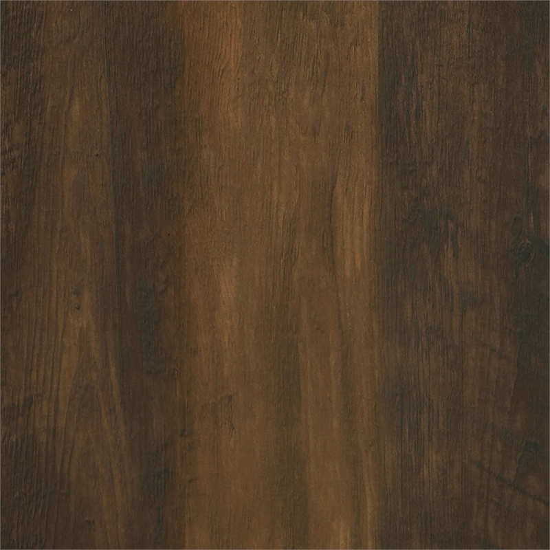 Pemberly Row Farmhouse Square Engineered Wood Coffee Table in Brown