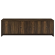 Pemberly Row 3-Piece Engineered Wood Entertainment Center TV Stand in Brown