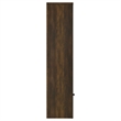 Pemberly Row Transitional 3-Shelf Engineered Wood Media Tower in Brown