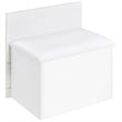 Pemberly Row 3-Drawer Engineered Wood Makeup Vanity and Stool Set in White