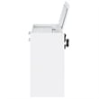Pemberly Row 3-Drawer Engineered Wood Makeup Vanity and Stool Set in White
