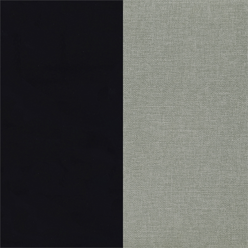 Pemberly Row 3-Drawer Engineered Wood Makeup Vanity and Stool Set in Black