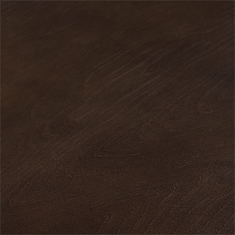 Pemberly Row Medium MDF Wood Credenza Pet Crate in Dark Brown