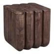 Pemberly Row Punyo Punyo Accent Table Espresso Brown Wood Side Tables