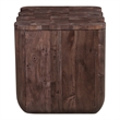 Pemberly Row Punyo Punyo Accent Table Espresso Brown Wood Side Tables