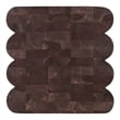 Pemberly Row Punyo Punyo Accent Table Espresso Brown Wood Side Tables