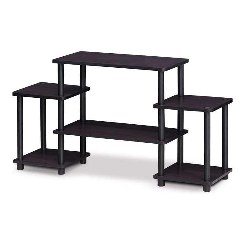 Pemberly Row Turn-N-Tube Wood Entertainment Center for TV up to 25