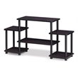 Pemberly Row Turn-N-Tube Wood Entertainment Center for TV up to 25