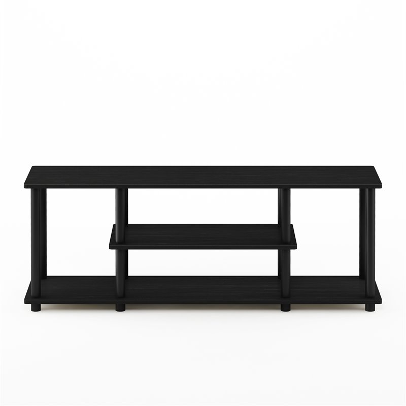 Pemberly Row Turn-N-Tube Wood Entertainment TV Stand for TV up to 50