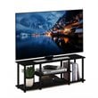 Pemberly Row Turn-N-Tube Wood Entertainment TV Stand for TV up to 50