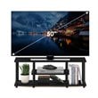 Pemberly Row Turn-N-Tube Wood Entertainment TV Stand for TV up to 50