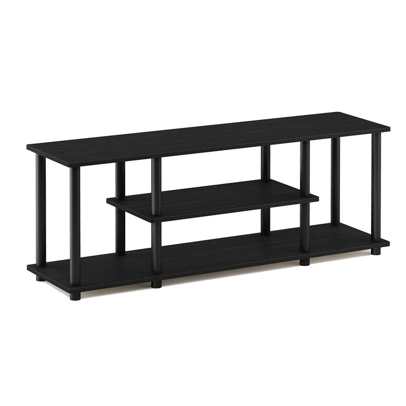 Pemberly Row Turn-N-Tube Wood Entertainment TV Stand for TV up to 50
