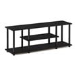 Pemberly Row Turn-N-Tube Wood Entertainment TV Stand for TV up to 50