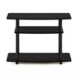 Pemberly Row Turn-N-Tube Wood 3-Tier TV Stand for TV up to 32