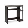 Pemberly Row Engineered Wood Simplistic Computer Desk in Dark Brown/Black
