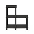 Pemberly Row Turn-N-Tube Espresso/Black Engineered Wood Accent Decorative Shelf