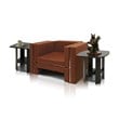 Pemberly Row Engineered Wood End Table in Espresso (Set of 2)
