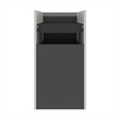 Pemberly Row Office 1 Drawer Filing Cabinet in Slate & Sandstone