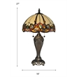 Pemberly Row Modern / Contemporary Table Lamp in Multi-Color