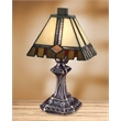 Pemberly Row Modern / Contemporary Castle Cut Accent Lamp in Multi-Color