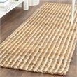 Pemberly Row Modern / Contemporary 5' Square Hand Woven Jute Rug