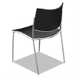 Pemberly Row Modern / Contemporary Chair in Black (Set of 4)