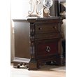 Pemberly Row Modern / Contemporary Dark Brown Wood Night Stand