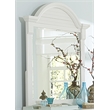 Pemberly Row Modern / Contemporary White Mirror in White Finish
