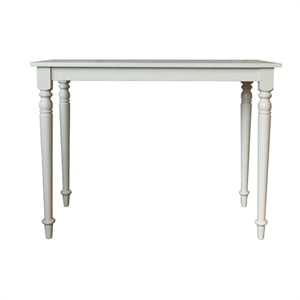 Pemberly Row Modern / Contemporary Bar Table in Antique White