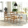 Pemberly Row Modern / Contemporary Wood Chair in English Pine