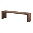Pemberly Row Modern / Contemporary Wood Large Bench in Brown