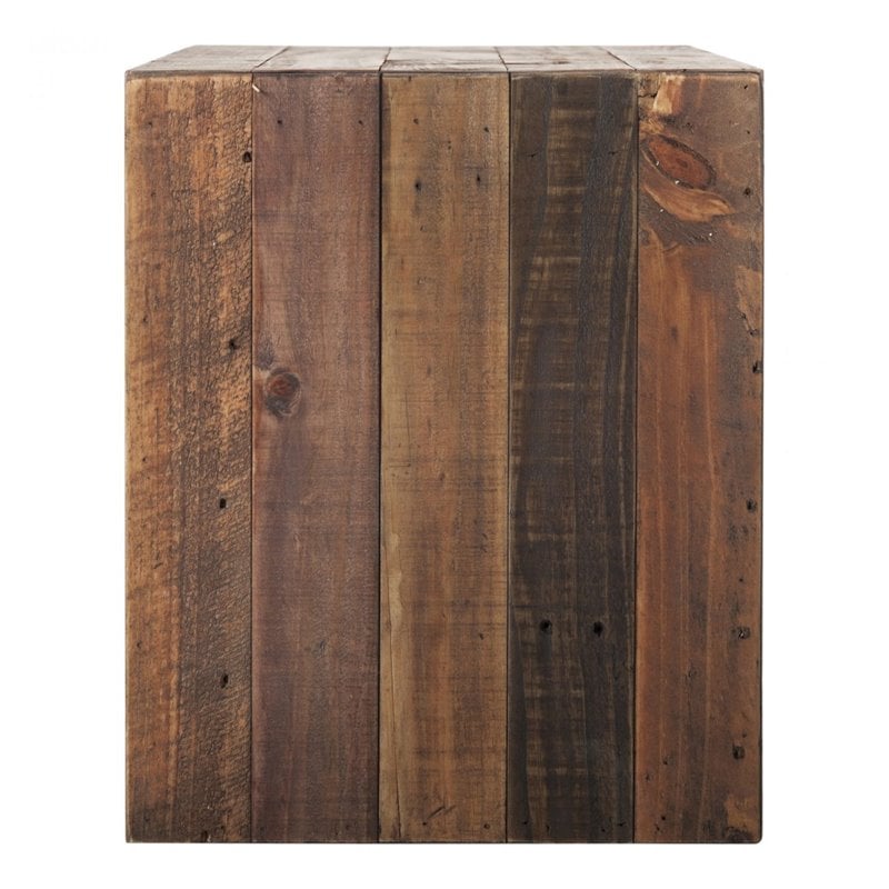 Pemberly Row Modern / Contemporary Wood Large Bench in Brown
