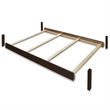 Pemberly Row Modern / Contemporary Full Size Rail in Espresso