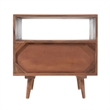 Pemberly Row 1 Drawer Contemporary Wood Nightstand in Natural