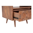Pemberly Row 1 Drawer Contemporary Wood Nightstand in Natural