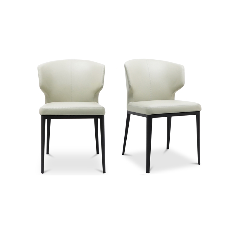 Pemberly Row Modern / Contemporary Dining Chair Beige-Set Of Two