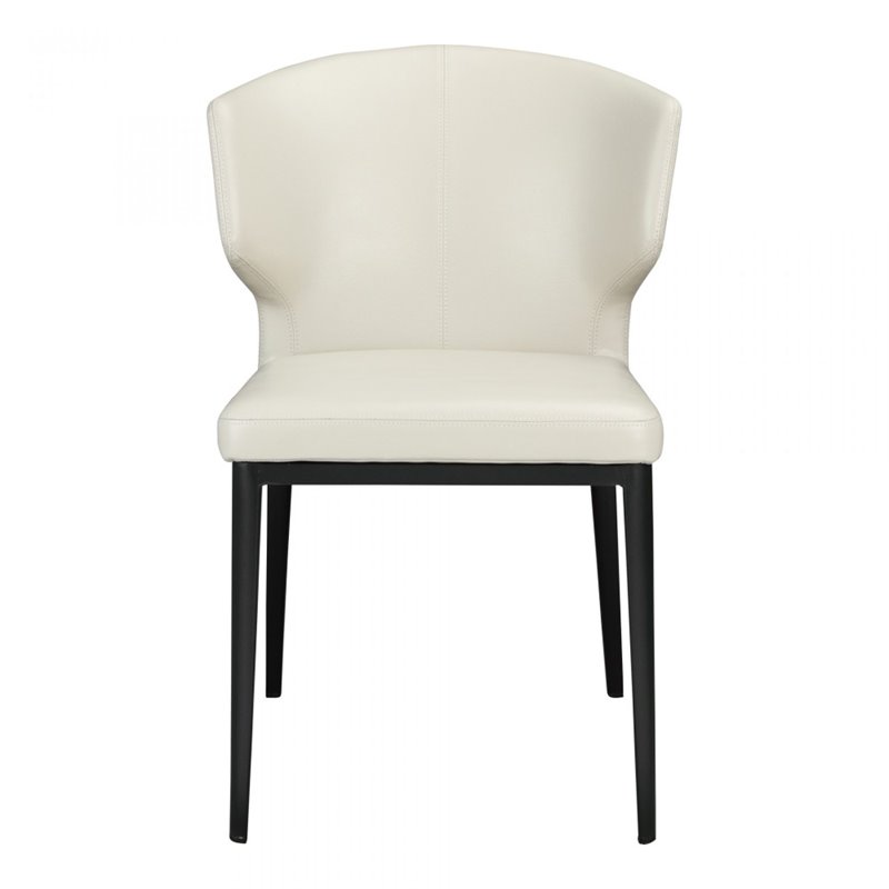 Pemberly Row Modern / Contemporary Dining Chair Beige-Set Of Two