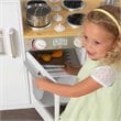 Pemberly Row Modern / Contemporary Uptown Play Kitchen in White