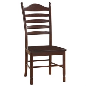Pemberly Row Modern / Contemporary Wood Dining Chair in Espresso