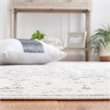Pemberly Row Modern / Contemporary 8' x 10' Rug in Silver and Ivory