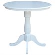 Pemberly Row Extendable Counter Height Dining Table in White