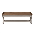 Pemberly Row Farmhouse Reimagined White Finish Wood Bed Bench